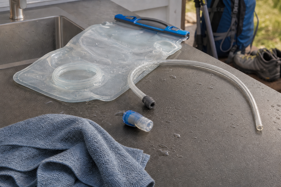 How to Clean a Hydration Bladder, Tube and Bite Valve