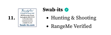 Swab-its® Recognized Among Top General Merchandise Brands by RangeMe
