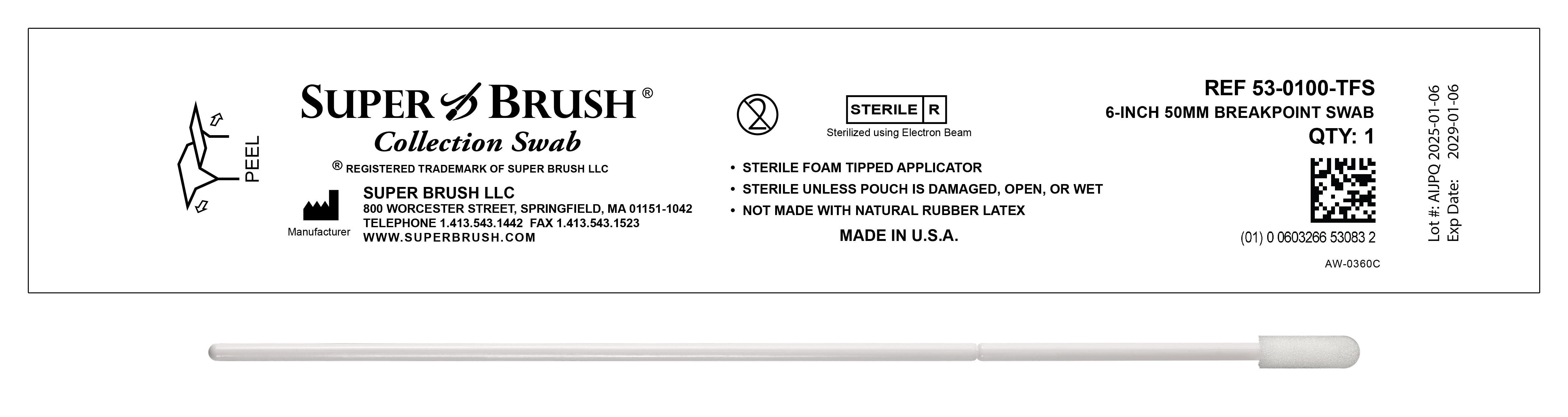 Swab-its Sterile Foam Swabs