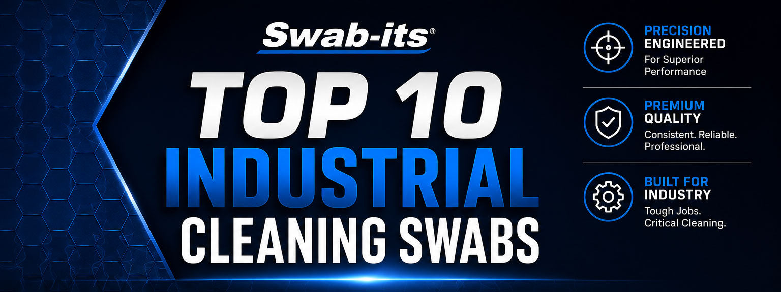Swab-its Top 10 Industrial Cleaning Swabs