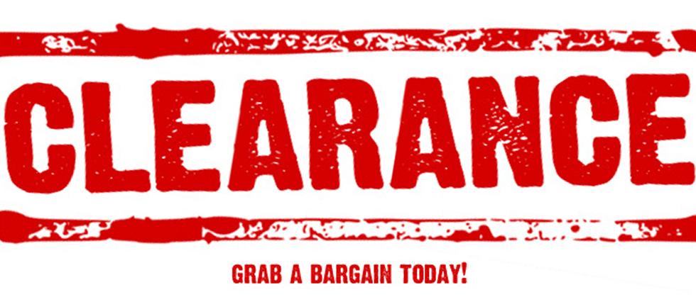 Clearance Sale Items