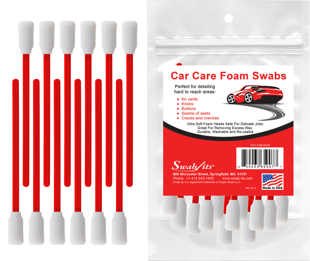 Swab-its® 24dílný balíček pěnových tamponů pro péči o auto: 87-7904