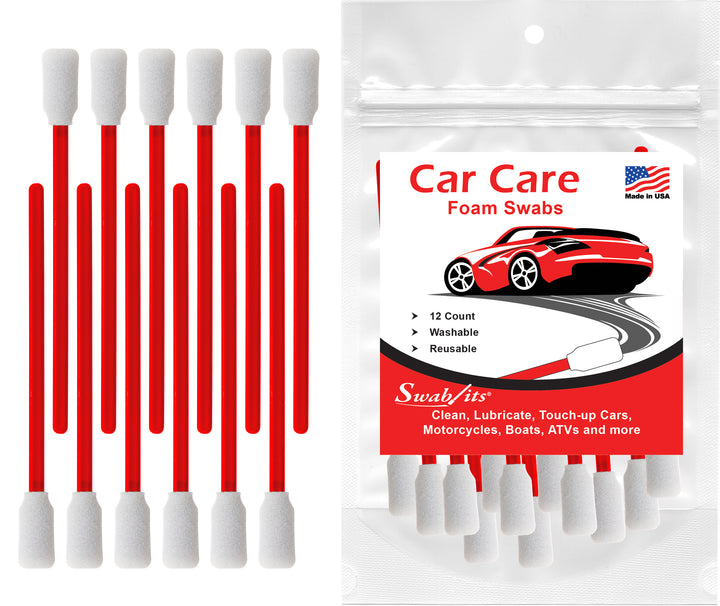 Swab-its® 24dílný balíček pěnových tamponů pro péči o auto: 87-7904