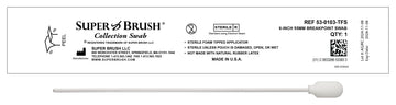 NEW Sterile Sample Collection Foam Swabs – 6” Bulb Tip with 55mm Breakpoint | Case of 1,500 | 53-0103-TFS-CS