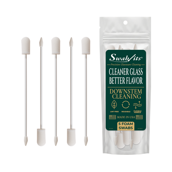 Swab-its® Downstem &amp; Bong Cleaning Foam Swabs 5 Pack (Case of 6)