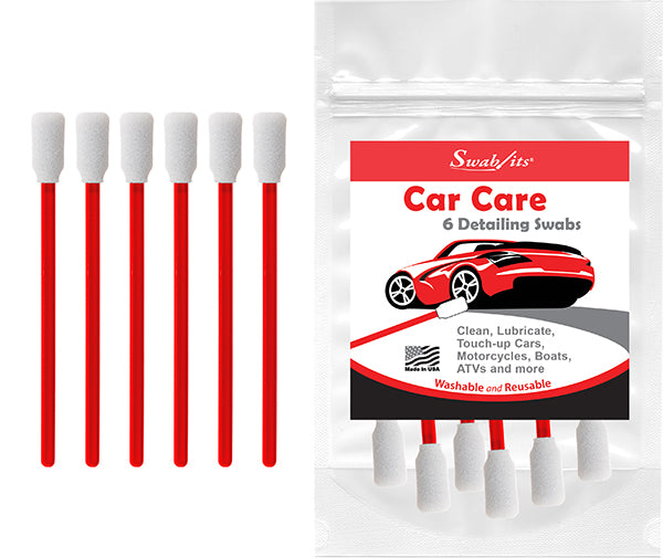 Swab-its® Auto Detailing Foam Swabs – 6-Piece Pack | 87-8227
