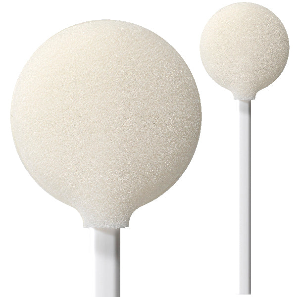 71-4575: 4.060” Overall Length Foam Swab with Large Circular Foam Mitt and Polypropylene Handle