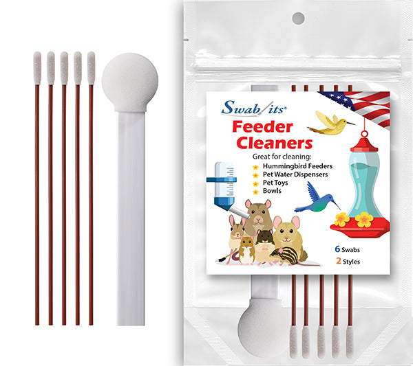 (6 Bag Case) Swab-its® Case of 6-piece Package of Feeder Cleaners: 87-8226-HW