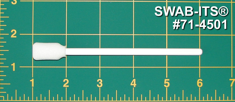 Swab-its 71-4501 5" Large Rectangular Foam Swab with Plastic Handle