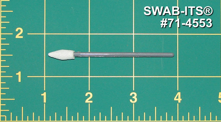 Swab-its® 71-4553 Spear-Shaped Foam Swabs – Lint-Free Precision Cleaning Swabs, Bag of 50