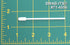 71-4556: 2.94” Overall Length Swab with Small Foam Mitt on a Polypropylene Handle perfect for precise application or cleaning tight spaces