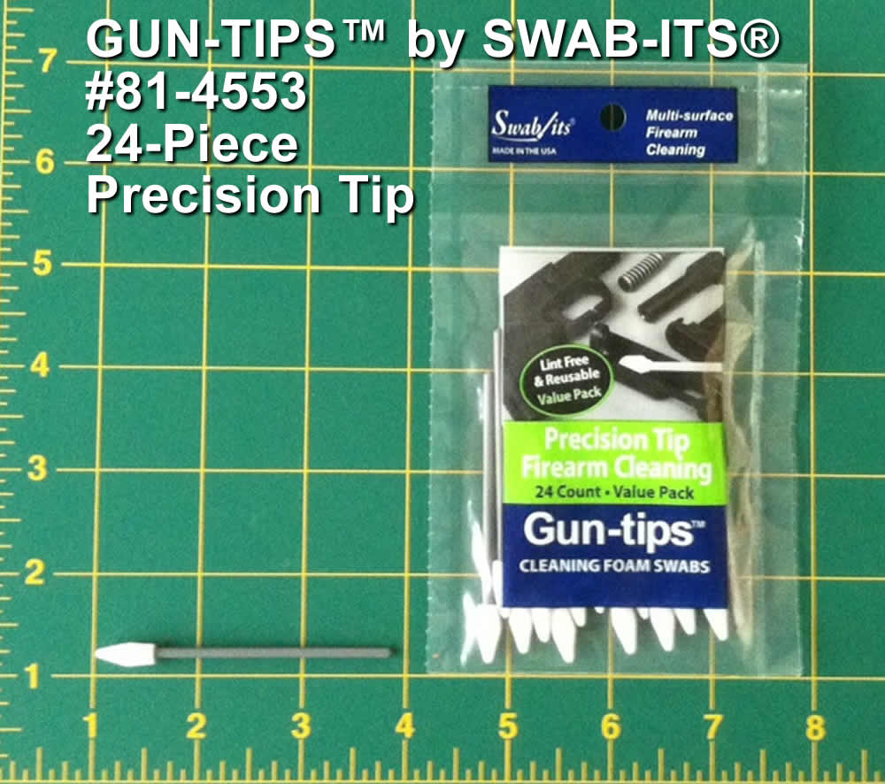 3" Precision Tip Cleaning Swabs by Swab-its® Firearm Cleaning Swabs: 81-4553