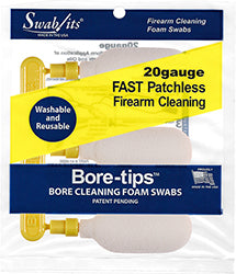 (Single Bag) 20 Gauge Barrel Cleaning Bore-tips® by Swab-its® Barrel Cleaning Swabs: 41-0020