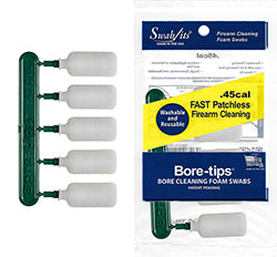 (12 Bag Case) .45cal Gun Cleaning Bore-tips® by Swab-its®: Barrel Cleaning Swabs: 41-4501-12CS