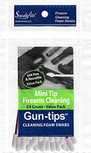 (12 Bag Case) 3" Mini Tip Gun Cleaning Swab Gun-tips® by Swab-its® Gun Cleaning Swabs: 81-9056-12-2