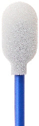 71-4562: 5.875 Overall Length Swab with Bulb-Shaped Foam Mitt on a Polypropylene Handle designed with extra reach on a flexible  handle for medical and industrial cleaning, deburring, and more.