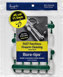 (Value Bag) .45cal Gun Cleaning Bore-tips® by Swab-its®: Barrel Cleaning Swabs: 41-4506