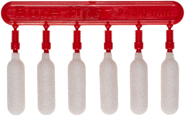(12 Bag Case) .243cal/6mm Gun Cleaning Bore-tips® by Swab-its®: Barrel Cleaning Swabs: 41-2431-12CS