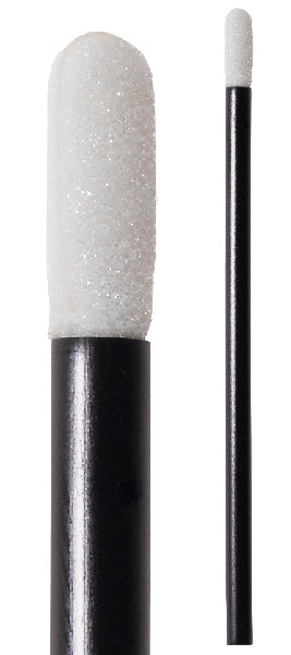 71-4502: 4.125” Overall Length Foam Swab with Small Flexor Tip Foam Mitt and Polypropylene Handle lintless precision applicator.